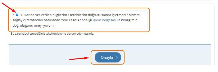 E-devlet Üzerinden Abonelik Sözleşmesi Onaylama