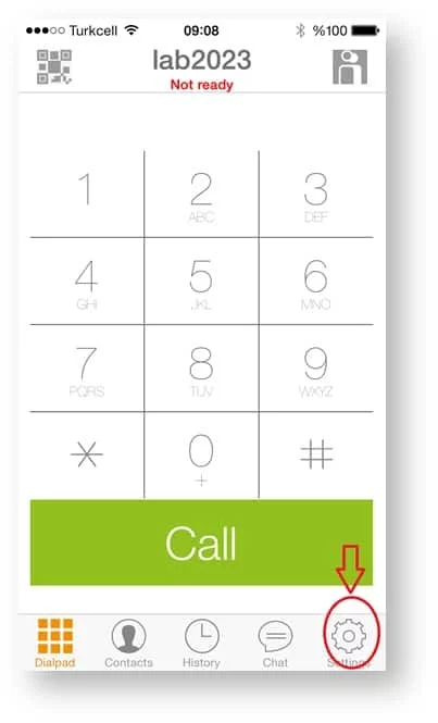 Bulutfon santral için iOS Zoiper uygulaması kurulumu