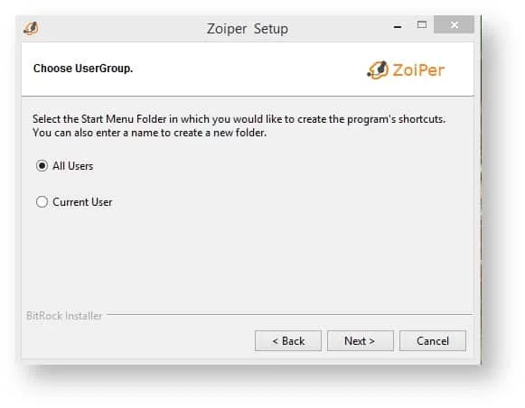 Bulutfon santrali için Windows Zoiper Uygulaması Kurulumu