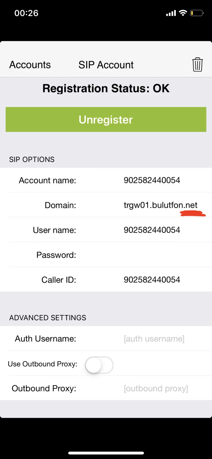Bulutfon santral için Android Zoiper uygulaması kurulumu