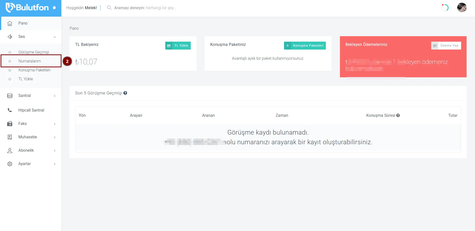 İOS için Bulutfon Plus Uygulaması (Sadece Numara kurulumu içindir)