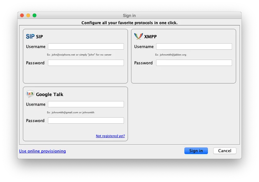 OSX için Jitsi kurulumu