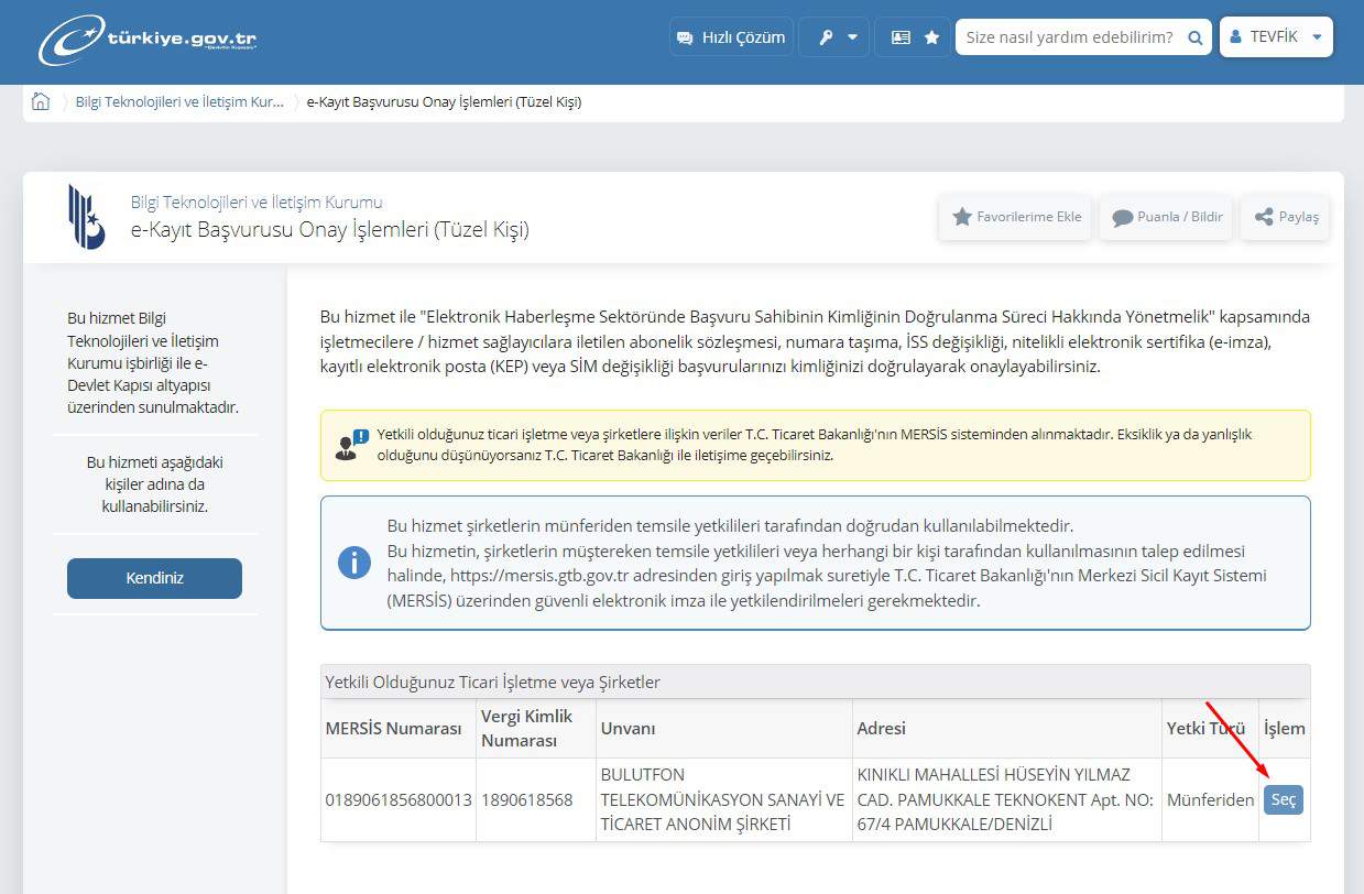 E-devlet Üzerinden Abonelik Sözleşmesi Onaylama