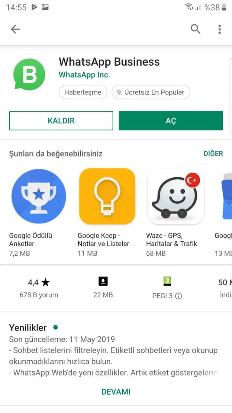 Kurumsal Whatsapp hesabımı nasıl oluşturabilirim?