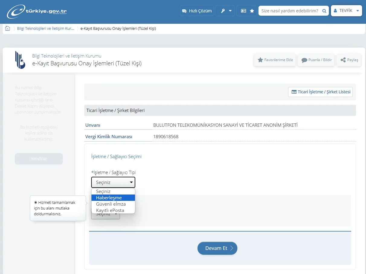E-devlet Üzerinden Abonelik Sözleşmesi Onaylama