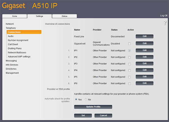 Gigaset A510 IP Telefon Kurulumu ve Ayarlarının Yapılması