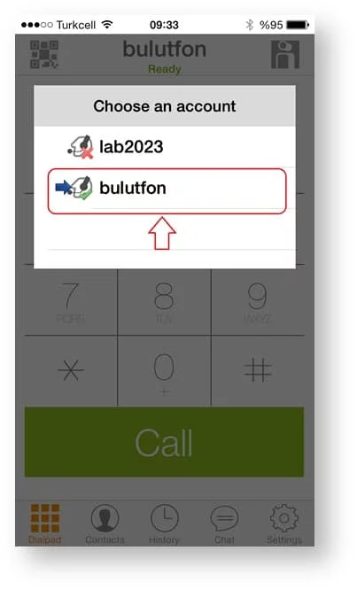 Bulutfon santral için iOS Zoiper uygulaması kurulumu