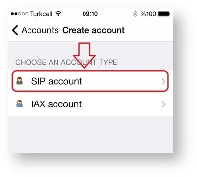 Bulutfon santral için iOS Zoiper uygulaması kurulumu